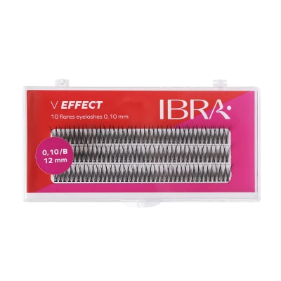 Kępki rzęs V effect B 12mm IBRA Makeup