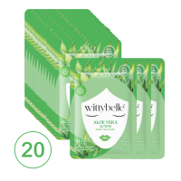 Aloesowa Maseczka Na Twarz 20 sztuk Wittybelle