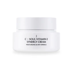 Odżywczy Krem Przeciwzmarszczkowy do twarzy Vitamin E Synergy Cream C:Soul