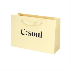 Torba prezentowa żółta papierowa C:Soul