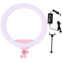 Profesjonalna lampa LED ring 18 cali różowa IBRA