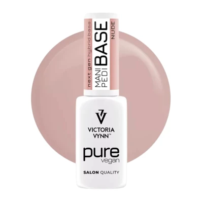 Baza hybrydowa Nude Pure Vegan Mani Pedi Base 8 ml VICTORIA VYNN