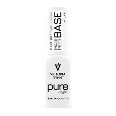 Baza hybrydowa Milky Pure Vegan Mani Pedi Base 8 ml VICTORIA VYNN